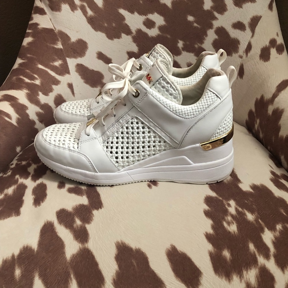 Michael Michael Kors Georgie Napa Trainer sz 8.5